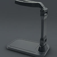 Sturdy Material Universal Product Code Scanner Stand Easy Assembly Foldable Scanner Holder Wall Mountable Product Code Reader Cradle for Supermarket, Warehouse, Library