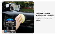 Restores & Rejenates Car Interior Restorer Paste Prevents Cracking & Fading Leather and Plastic Renewal Cream Non-Greasy Formula