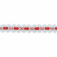 Delicate and Elegant Ribbon Insertion Lace Trim Exquisite Craftsmanship Ribbon Insert Lace Versatile for Designers, Garment Making, Crafting