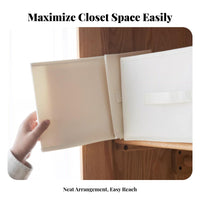 textile Drawer with Dividers Foldable Clothing Divider Box adaptable for children