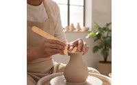 Pottery Shaping Tool Wooden Wheel Trimming Tool Professional Loop for Potters