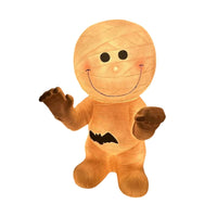 Mummy Figure with Winged Creature Cutout Ghoulish Glowing Mummy Figurine Monster Figurine Eerie Horror-Themed for Entryway