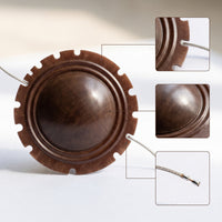 High-Frequency Diaphragm with Lead Wires Resin Acoustic Component Diaphragm Clear Dome Driver Crisp for Technicians