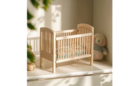 1/12 Dollhouse Crib Unfinished Doll Crib Paintable Dollhouse Cot for Crafters