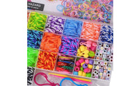 Beginner-Friendly Rubber Band Bracelet Kit Elastic Bracelet Making Kit with Loom Allall-Inclusive Toy Vibrant for Children, Beginners, Crafters, Home, Classroom
