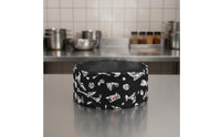 Lightweight Mesh Top Chef Cap Design Flat Top Kitchen Hat Adjustable Strap Catering Skull Cap Multiple Styles for Restaurant