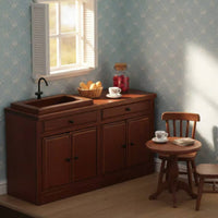 1/12 Scale Dollhouse Sink High Detail Dollhouse Kitchen Sink Gift Idea