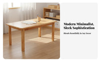 Multi-Functional Kindergarten Table and Chairs Child-Friendly Design Solid Wood Kids Activity Table Set Rounded Corners Wooden Study Desk and Chair Set Stable Structure for Preschoolers, Toddlers, Parents, Preschool, Daycare Center, Playroom