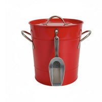 Ice Pail with Scoop Side Handles Home Storage Lid Included
