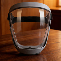 Transparent Full-Face Visor Clear Face Visor with Headband Adjustable Safeguarding Visor Reusable for Spraying