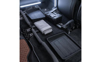 2 Pieces Shallow Seat Storage Box Black Seat Organizer Tray Multifunctional Car Accessory Easy to Install