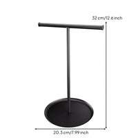 Horizontal Bar Jewelry Stand Tabletop Horizontal Bar Necklace Organizer Stand Modern Necklace Holder for Dresser