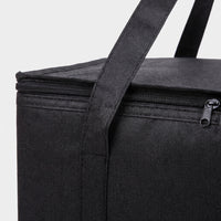 Cool Bag and Insulated Box for Hot Cold Food, Large 30*25*25cm Cool Box for Shopping Bags, Foldable Food Delivery Bag, Handheld Delivery Bag