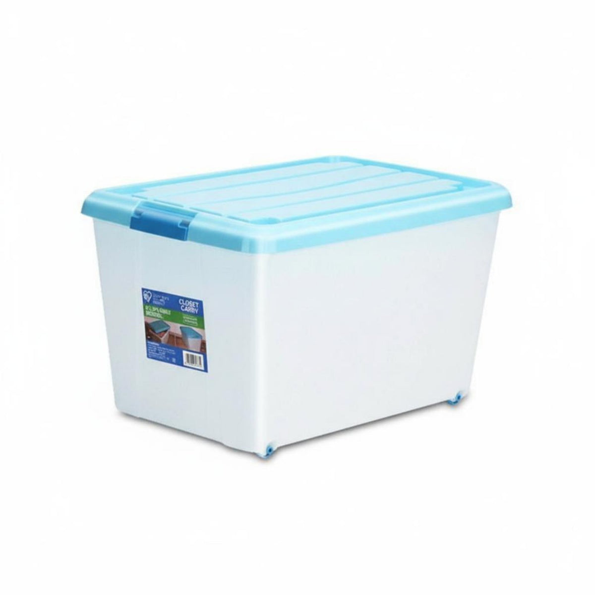 Plastic Storage Box with Lid Long-Lasting Stackable Storage Bin Heavy Duty