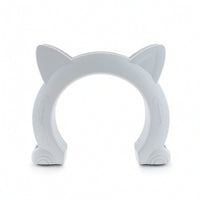 Cat Door Insert Easy to Install Pet Door with Cat Ears Long-Lasting Rigid for Cats, Wooden Doors, Apartments
