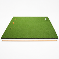 Golf Mat 1.2m×1.5m Artificial Turf Mat for Golf Practice High Elasticity Base Non-slip Treatment Indoor & Outdoor Use Shot Practice