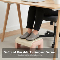 Non-Slip Surface beneath-desk Footrest multipurpose Use beneath-desk Foot rest Lightweight Leg Rest for Adults, telecommuting Workers, Students, Study Room, Home