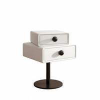 Modern & fashion nimbusShaped Cabinet Minimalist Design Bedside Table Single Drawer Storage Nightstand Curved Edges for Young Adults, Apartment Dwellers, Homeowners, kid's Room, Small areas, Nursery