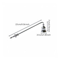 Minimizes Smoke Bell Wick Snuffer Elegant Design Long Handle Candle Flame Quencher