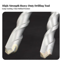 Wear Resistant Carbide Tipped Hammer Drill Bit High Hardness Rotary Hammer Drill Bit Heavy Duty for Masons, Contractors, Workshops, Workshop