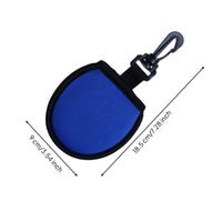Golf Ball Pouch Soft-Lined Golf Ball Holder Belt Pouch with Clip Portable Easy to Clean for Golfers