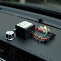 Dial A/C Temperature Controller Compact Electronic Temperature Controller Rectangular Thermostat Adjustable for Mechanics, DIYers