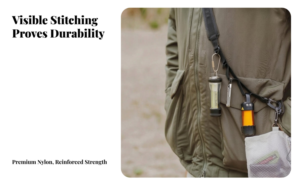 Shandike Outdoor Camping Multi-purpose Shoulder Strap with Water Bottle Holder