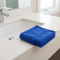 Microfiber Cleaning Cloths 10 Pack, Microfibre Cloth 30x70 cm, Highly Absorbent Low-Lint Cleaning Cloths for Floor, Car, Glass and Office Use