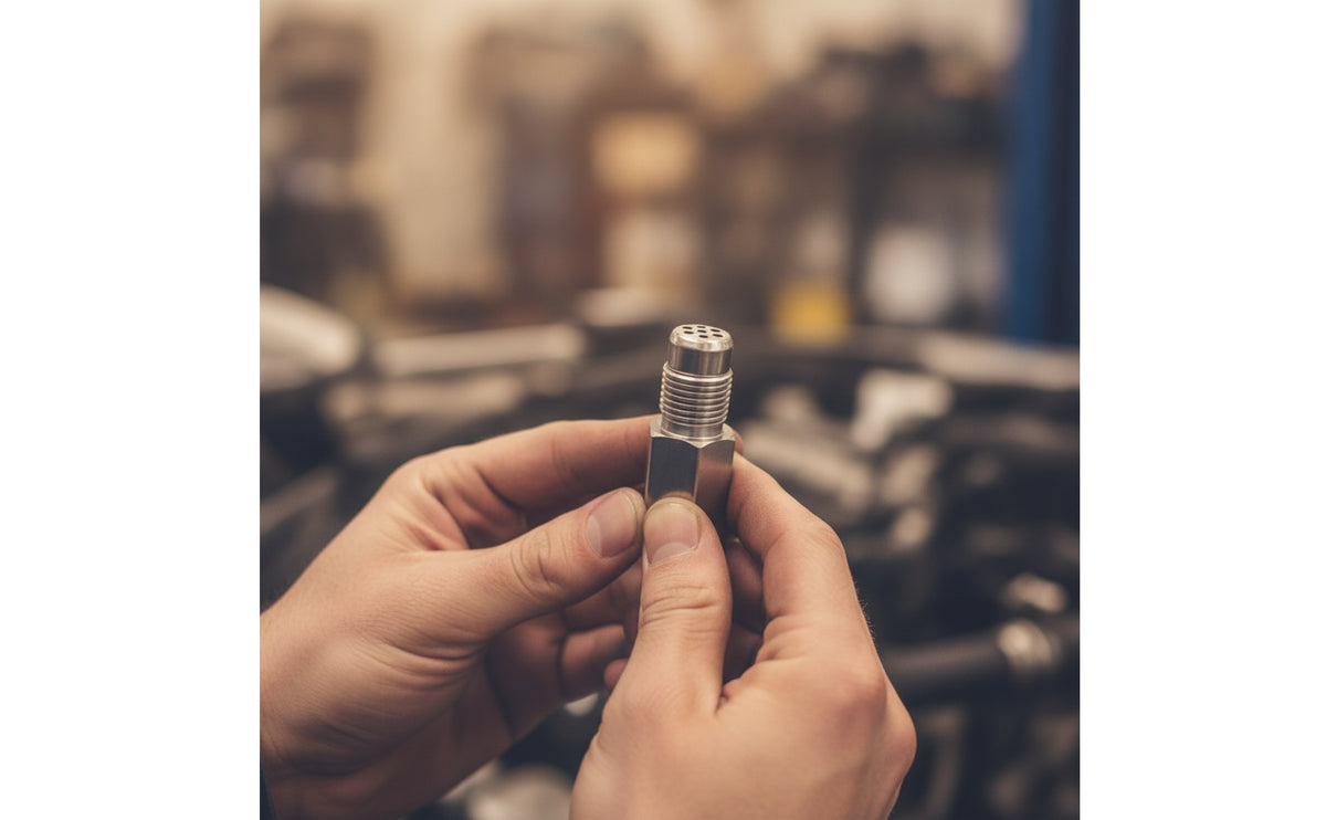Adapter with Holes Stainless Steel Spacer Standard Thread Car Enthusiasts, Automotive Repair, Engine Bay Maintenance