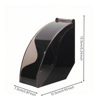 Coffee Filter Storage Box Countertop Coffee Filter Holder with Lid Large Capacity Space-Saving for Baristas, Cafe