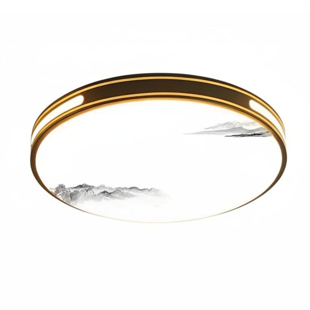 LED Ceiling Light, Modern Iron Art, Three-Color Dimming, Energy Saving, for Bedroom, Living Room, Dining Area