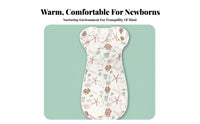 snug-fitting Arms-up fastening swaddle Soft and Stretchy Arms-up Transitional Swaddle Easy Diaper change sleep bag two-method-direction fastener for Newborns, Infants, look aftergivers, sleep time, rest Time, bed, Nursery