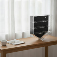 Ball Display Case Clear Wall-Mounted Display Case Transparent Holder for Sports Fans, Clubhouse
