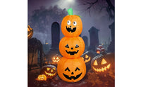 Lighted Pumpkin Inflatable Pumpkin with Blower Easy to Use Stacked Pumpkins for Homeowners