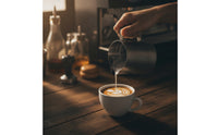 Pointed Spout Milk Frothing Pitcher Brushed Espresso Frothing Pitcher Retro Stainless Steel Jug Precision for Baristas, Coffee Lovers, Home Cafe