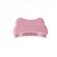 Dotted Grip Contour-Shaped Face Brush Soft Touch Silicone Facial Brush Easy to Clean Silicone Face Scrubber Quick Drying