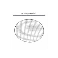 Rust-Resistant Round Barbecue Grill Net Rustproof Round Barbecue Net Easy to Clean for Campers, Outdoor, Camping, Picnic