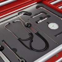 Flexible Hose Auto Cylinder Stethoscope Metal Ear Tubes Engine Stethoscope Handheld Car Noise Diagnostic Tool Repair Use for Mechanics