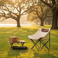 Portable Moon Chair Foldable Camp Chair Waterproof for Camping, Beach