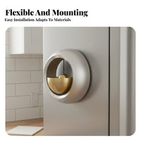 Door Entry Tone Crisp and Clear Tone Modern Brass Gong No Battery Door Tone Easy-Mount Installation Shopkeeper's Gong