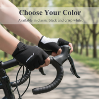 Cycling Half-Finger Gloves for Men and Women, Anti-Slip, Shock-Absorbing, Breathable, Thin