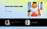 Multi-color LED emergency light bar