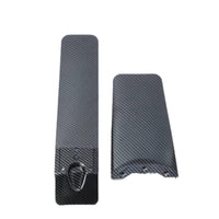 5 Pieces Modification Parts Carbon Fiber Pattern Mudguard Set Easy Installation Front Rear Mudguard Kit Anti-Oxidation for DIY Enthusiasts