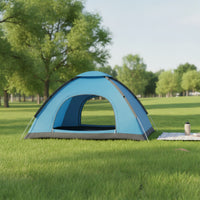 Instant-Setup Camping Tent Storage Bag Included Double-Door Tent