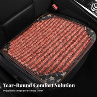3 Pieces Breathable 3-Piece Beaded Seat cushion Set Cooling Automotive Accessory Anti-Slip spine spinerest Mat Ventilated for vehicles Owners, everyday travelers, Office Workers, extended driving Driving, everyday Commute, journeys, pickup