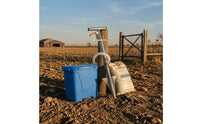 Metal Frame Orchard Fertilizer Applicator Plastic Hopper Backpack Fertilizer Applicator Corrugated Hose Agricultural Equipment Pointed Tip for Underground Soil