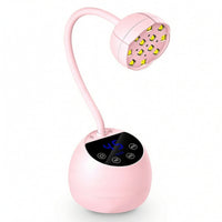 Nail Lamp with Gooseneck Rechargeable Gooseneck Nail Lamp Cordless Flexible for Manicurists, Home Manicure