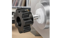 Central Shaft Vinyl Cleaning Bracket Clamping Knob Vinyl Mounting Bracket Adjustable Music Gear Metal Frame