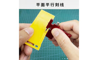 Parallel Scribing Tool Metal Scribing Tool with Wrench Model Marking Scriber for Hobbyists