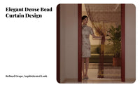 Gourd-Shaped Bead Door String Feng Shui Decor Hanging Partition for Homeowners